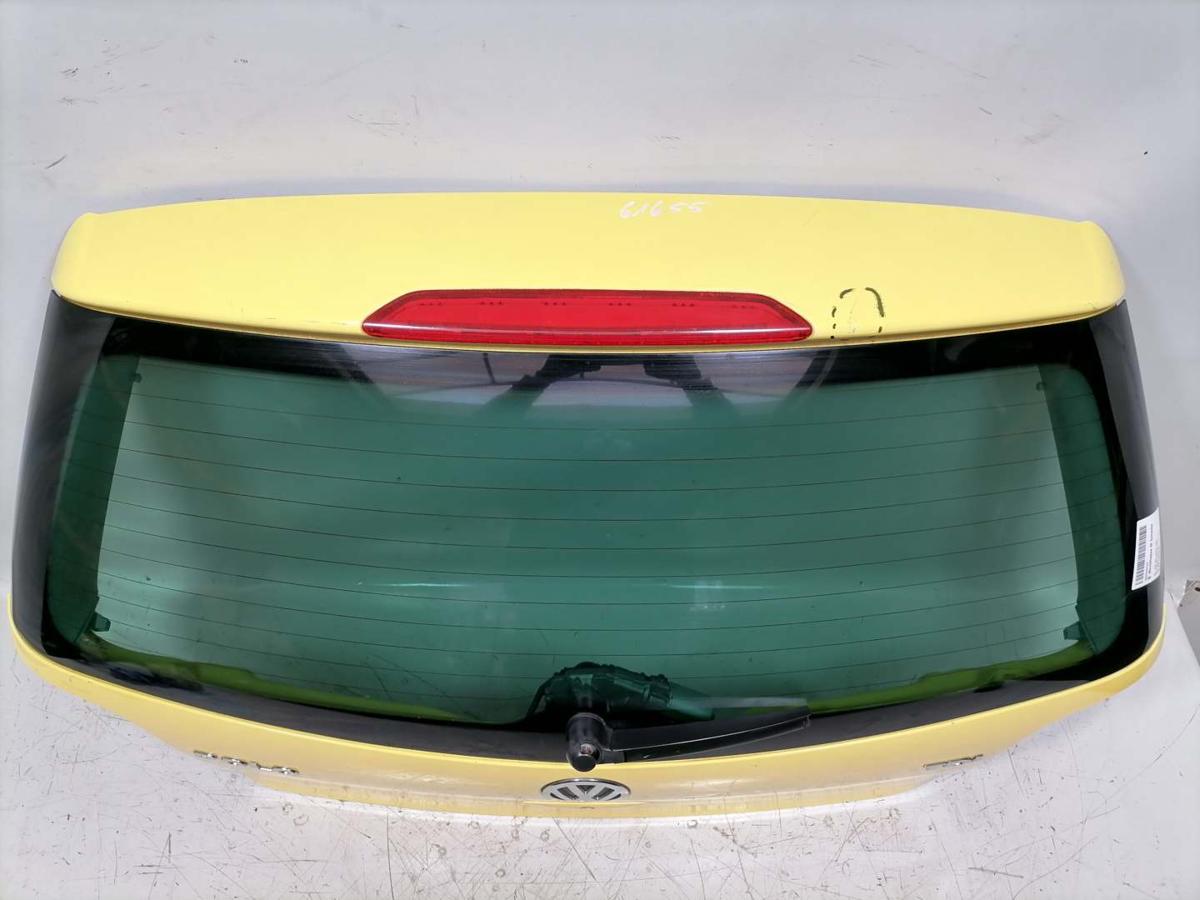 VW Polo 9N3 Bj.2007 original Heckklappe mit Heckscheibe LB1B Sunflower Yellow